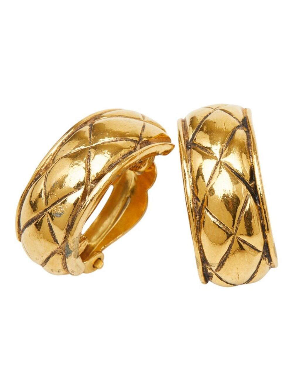 Chanel Clip-On Earrings Gold- #347139C49B